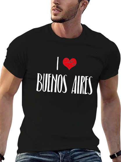 I Love Buenos Aires Black T-Shirt