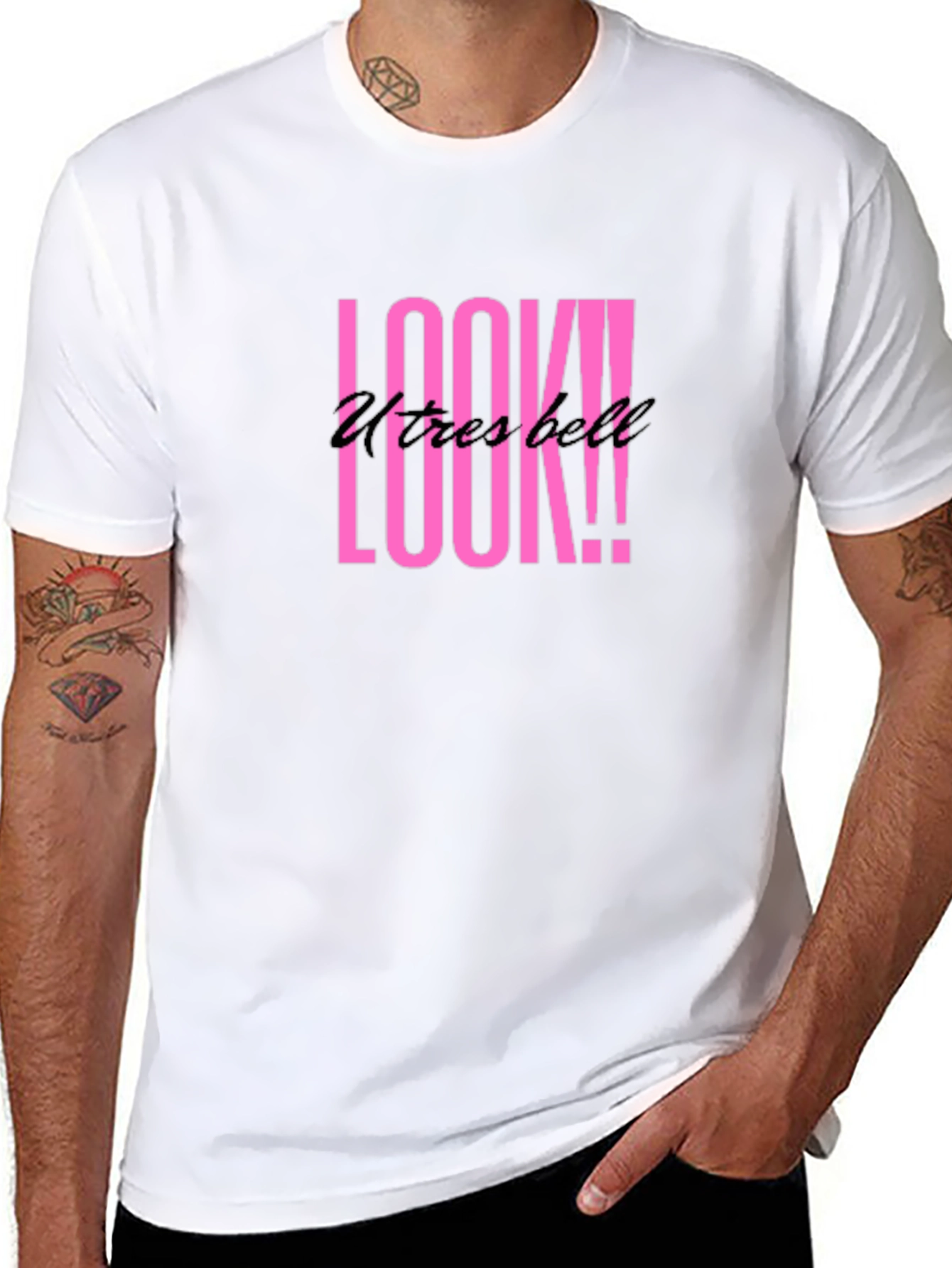 LOOK! Utresbell Black T-Shirt