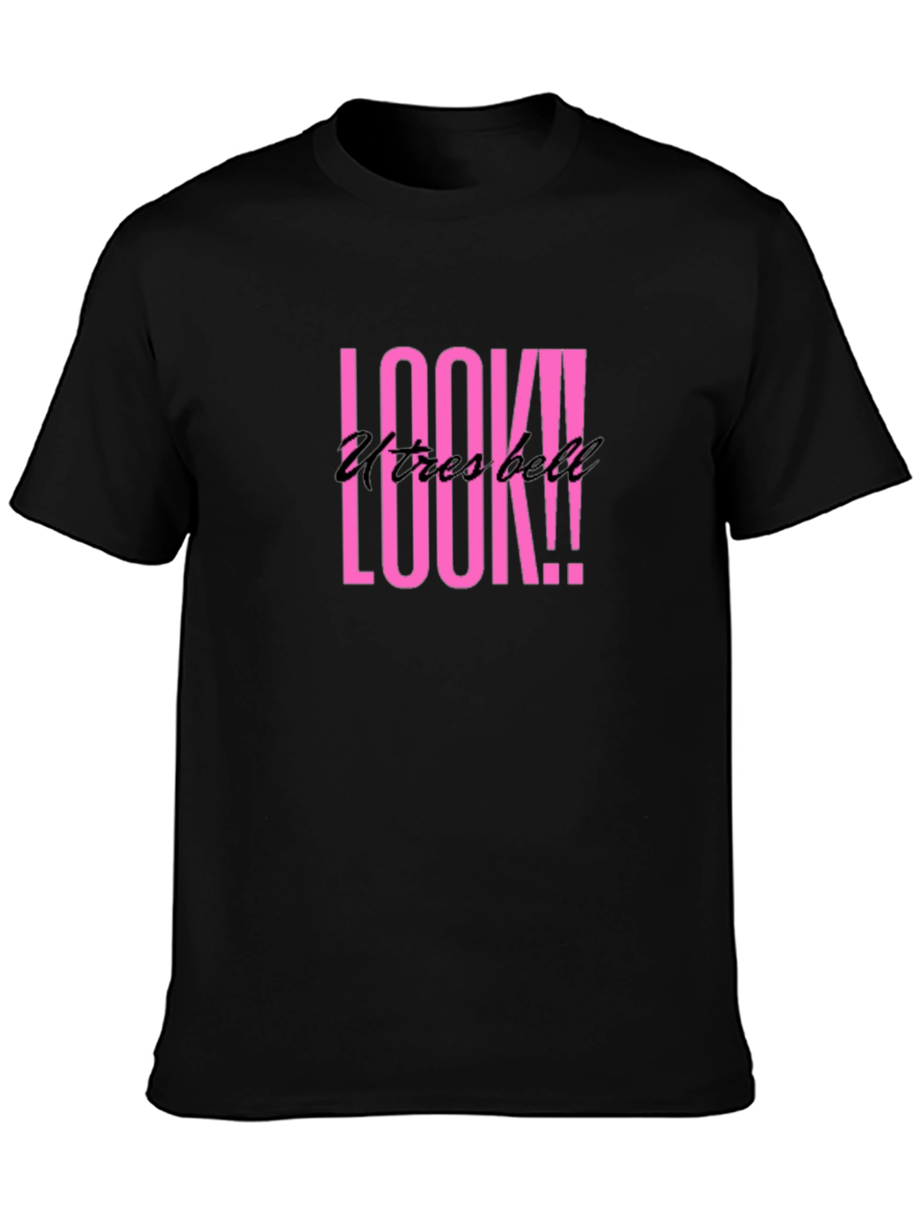 LOOK! Utresbell Black T-Shirt