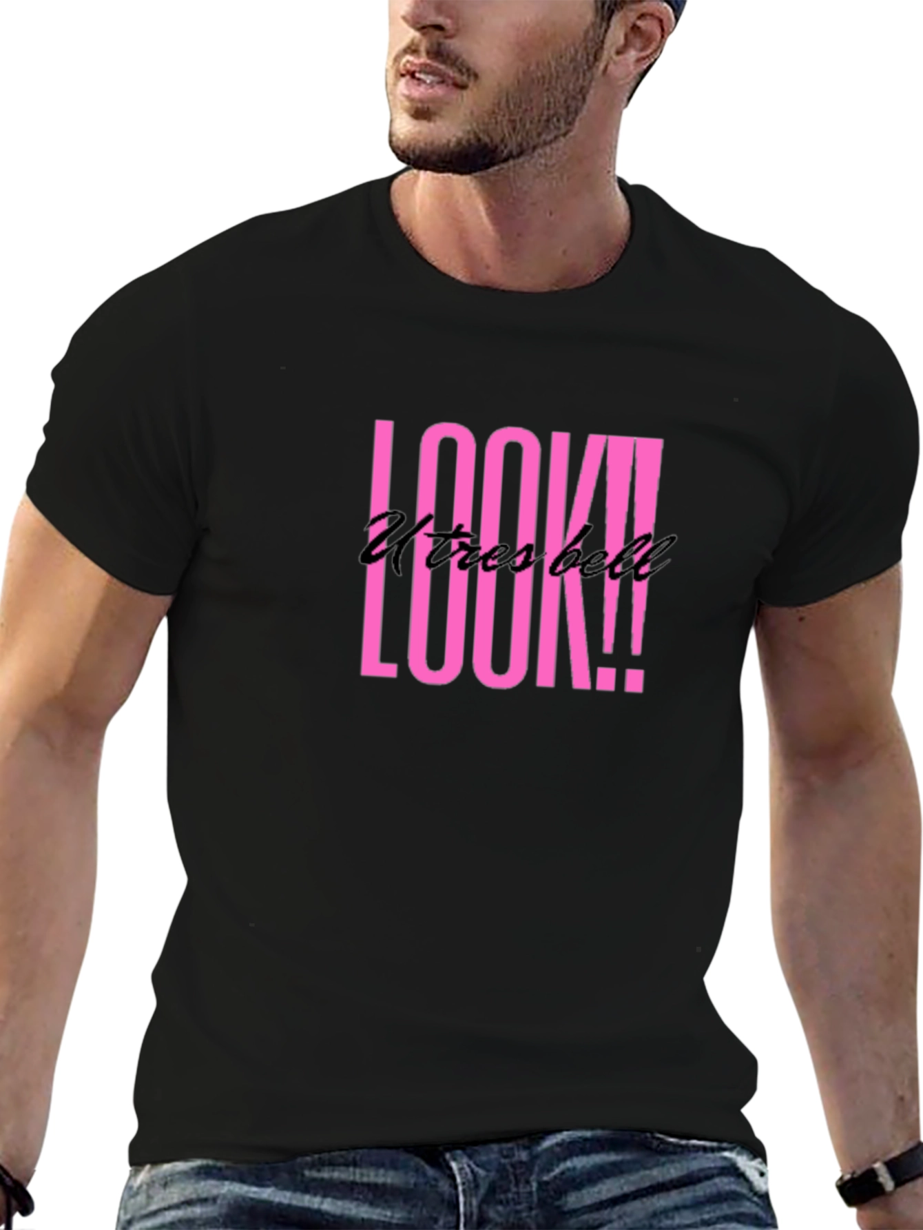 LOOK! Utresbell Black T-Shirt