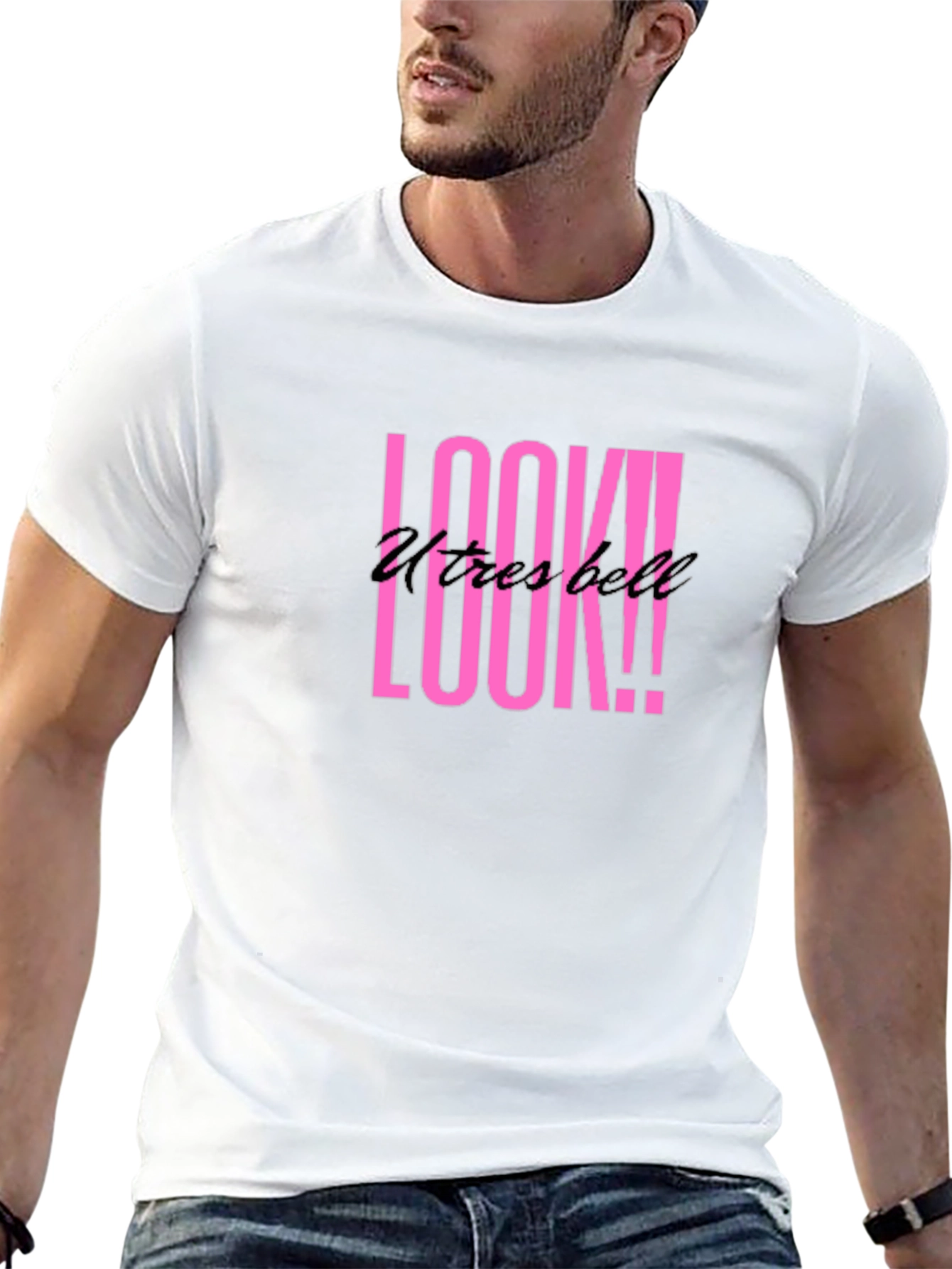 LOOK! Utresbell Black T-Shirt