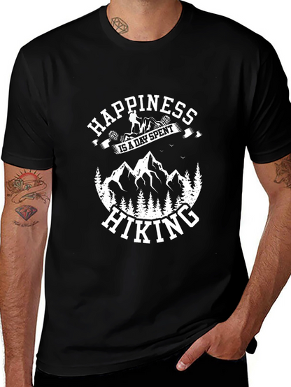 Happiness is Hiking T-Shirt - Outdoor Adventure