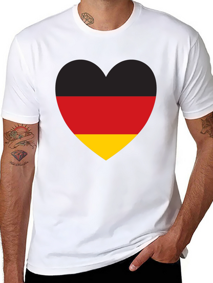 Germany Flag Heart T-Shirt