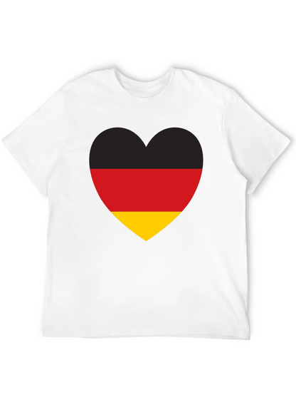 Germany Flag Heart T-Shirt