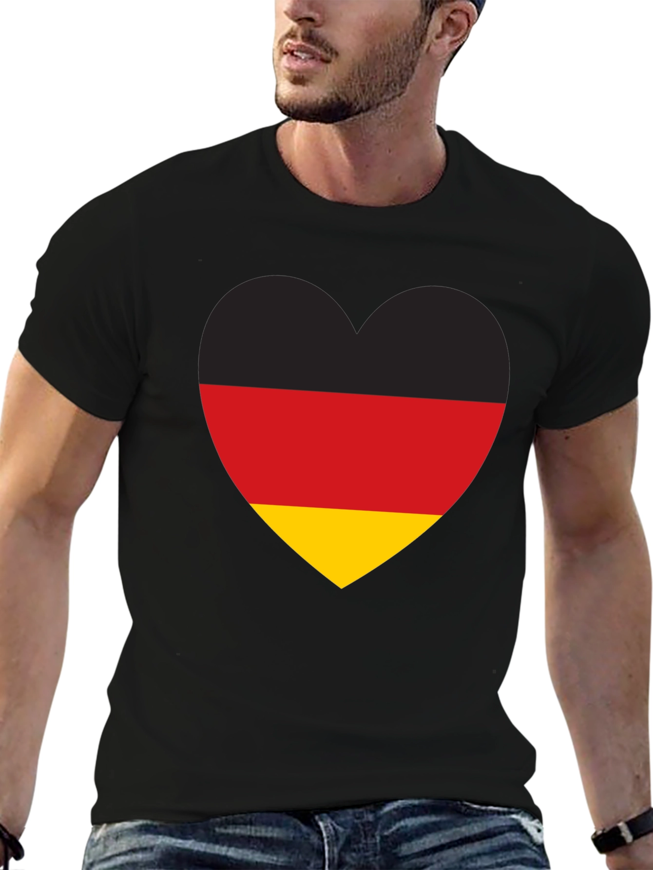 Germany Flag Heart T-Shirt