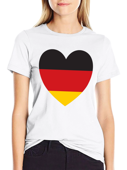 Germany Flag Heart T-Shirt