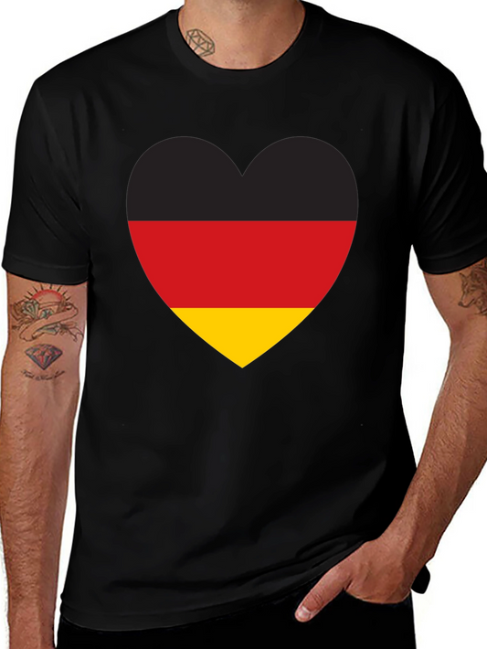 Germany Flag Heart T-Shirt