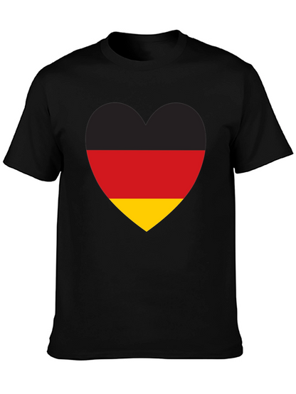 Germany Flag Heart T-Shirt