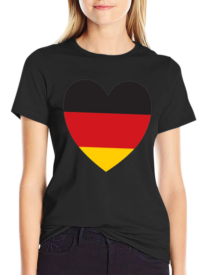 Germany Flag Heart T-Shirt