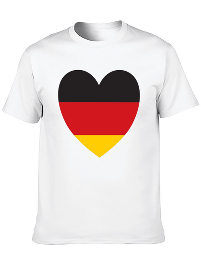 Germany Flag Heart T-Shirt