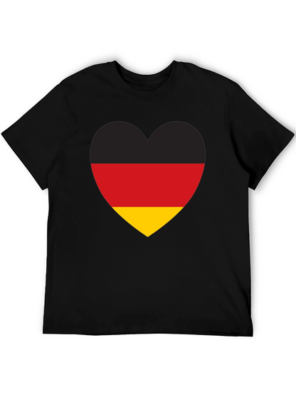 Germany Flag Heart T-Shirt