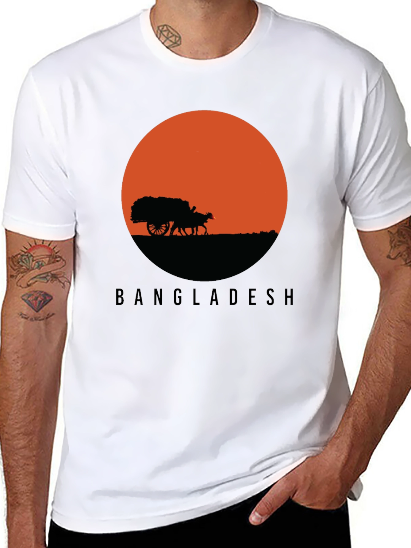 Bangladesh Sunset Graphic Tee