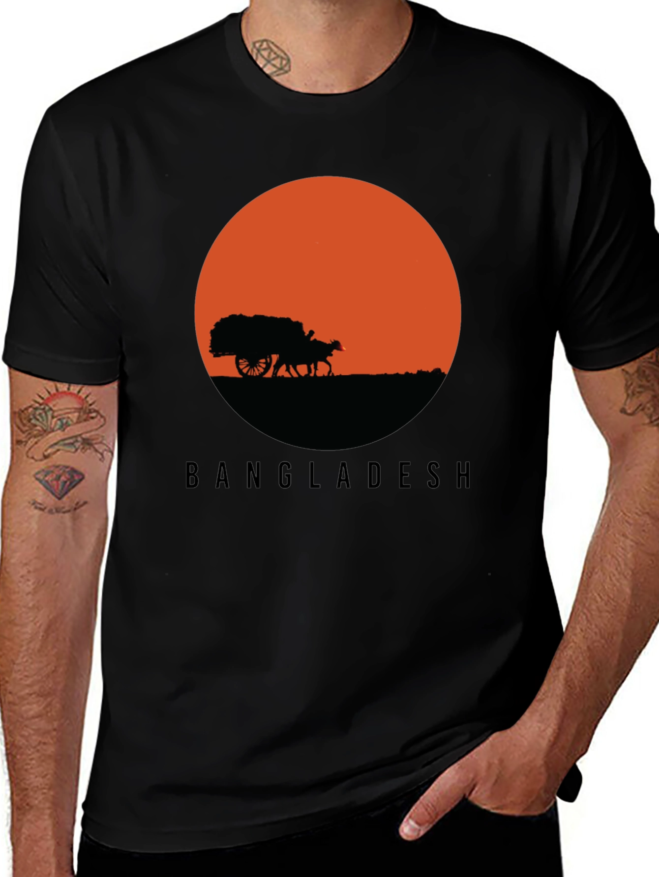 Bangladesh Sunset Graphic Tee