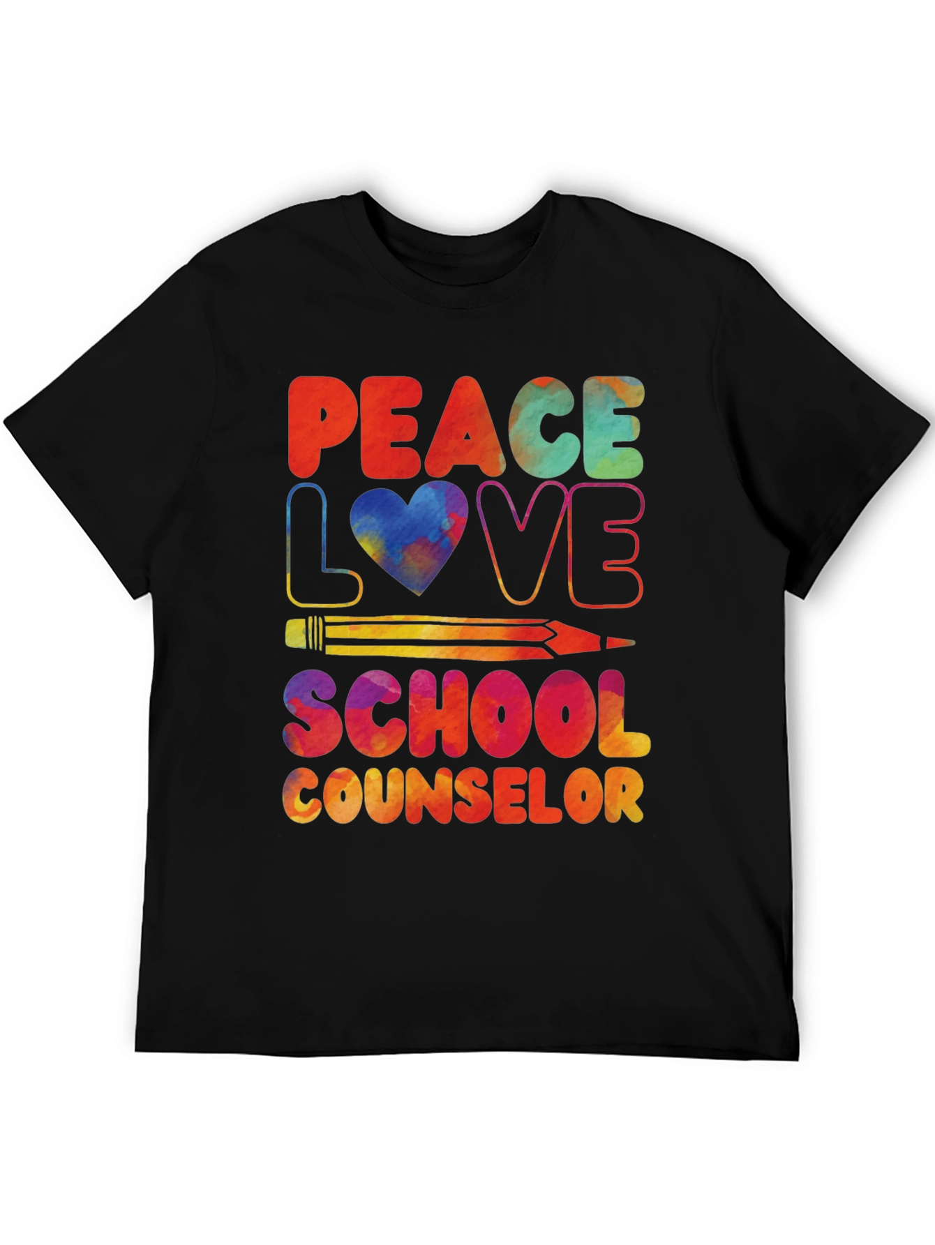 Peace Love School Counselor T-Shirt
