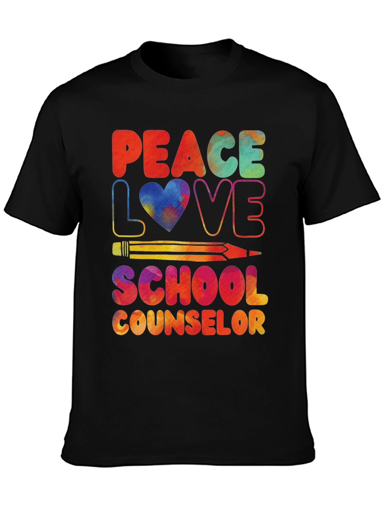 Peace Love School Counselor T-Shirt