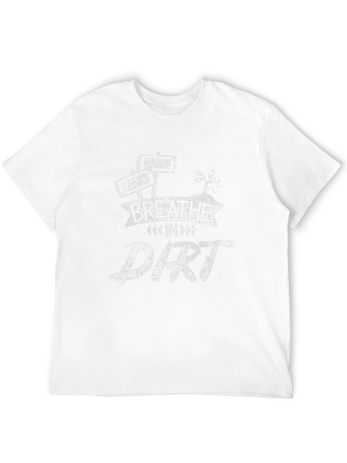 Breathe in Dirt Graphic T-Shirt - Black