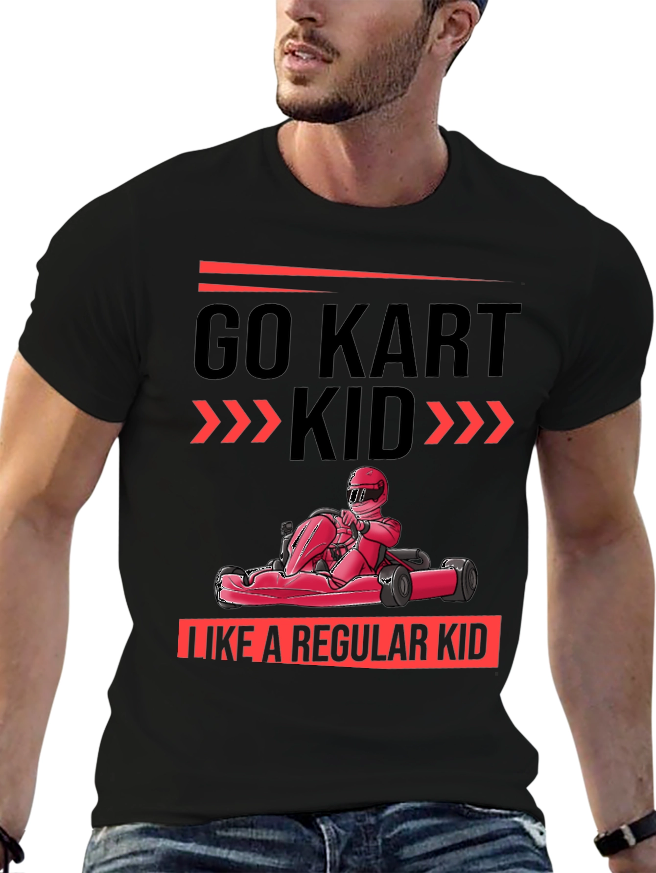 Go Kart Kid Graphic Tee - Racing Enthusiast T-Shirt