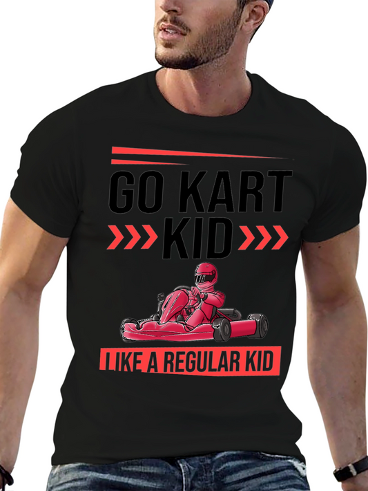 Go Kart Kid Graphic Tee - Racing Enthusiast T-Shirt