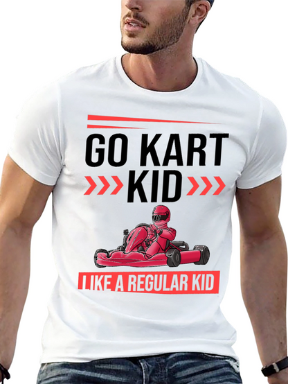 Go Kart Kid Graphic Tee - Racing Enthusiast T-Shirt