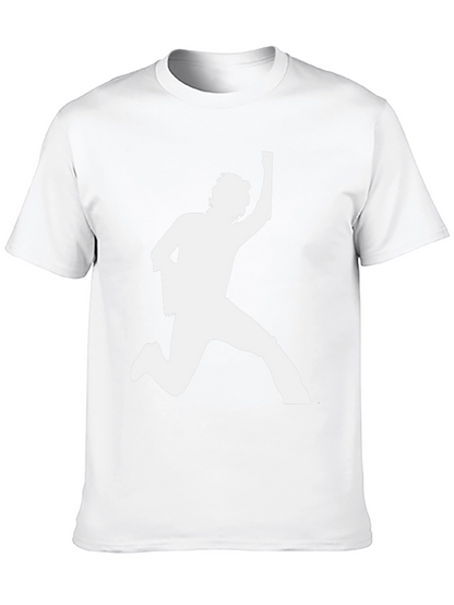 Silhouette Man Black Graphic Tee