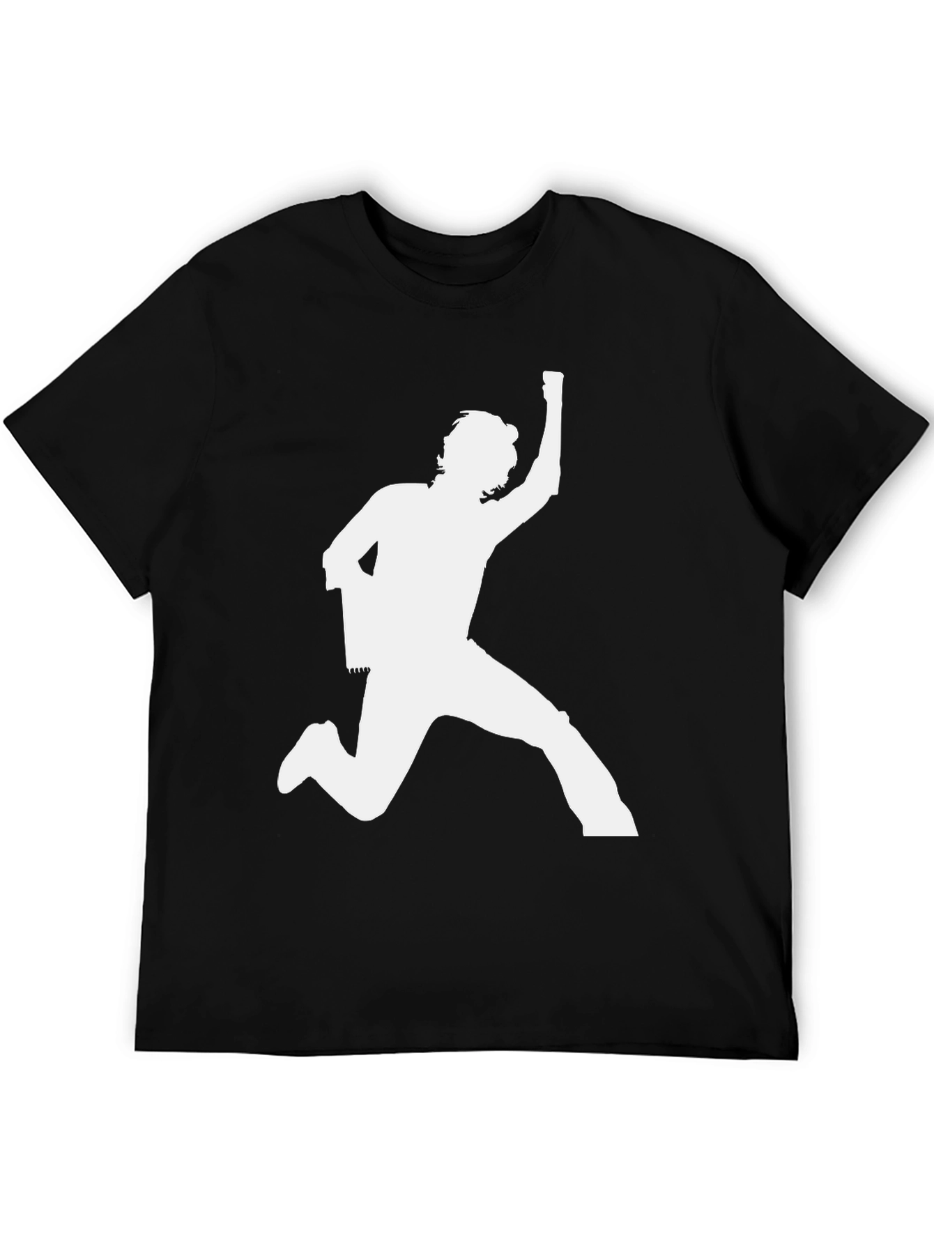 Silhouette Man Black Graphic Tee