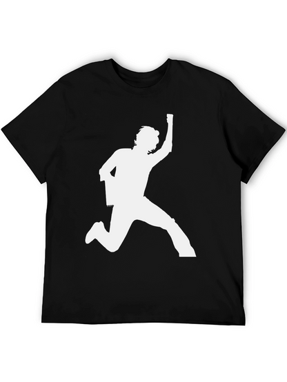 Silhouette Man Black Graphic Tee