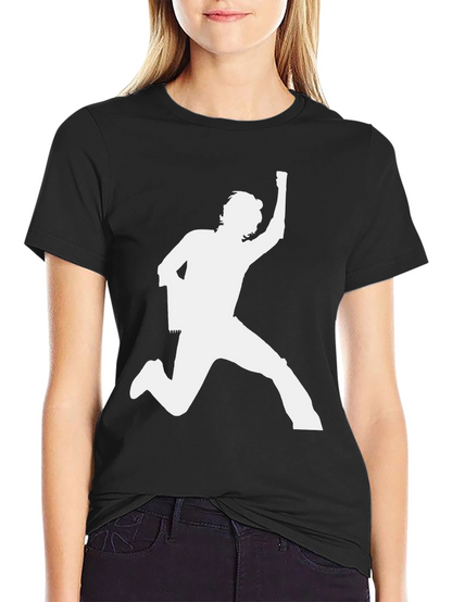 Silhouette Man Black Graphic Tee
