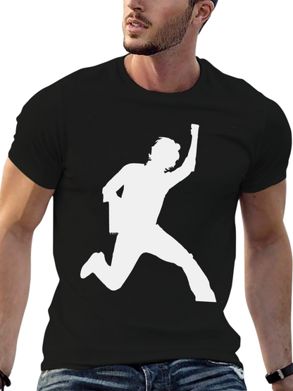 Silhouette Man Black Graphic Tee