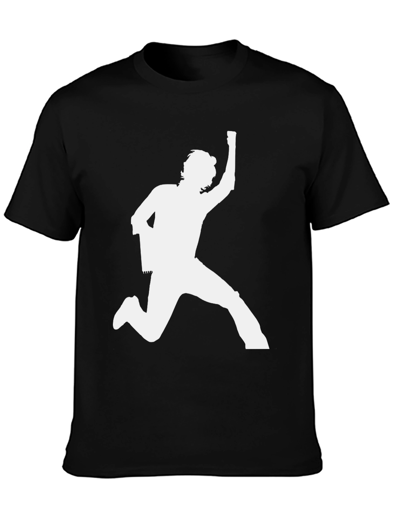 Silhouette Man Black Graphic Tee