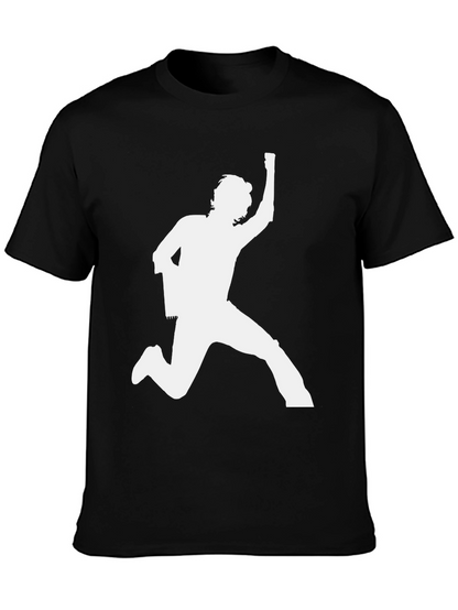 Silhouette Man Black Graphic Tee