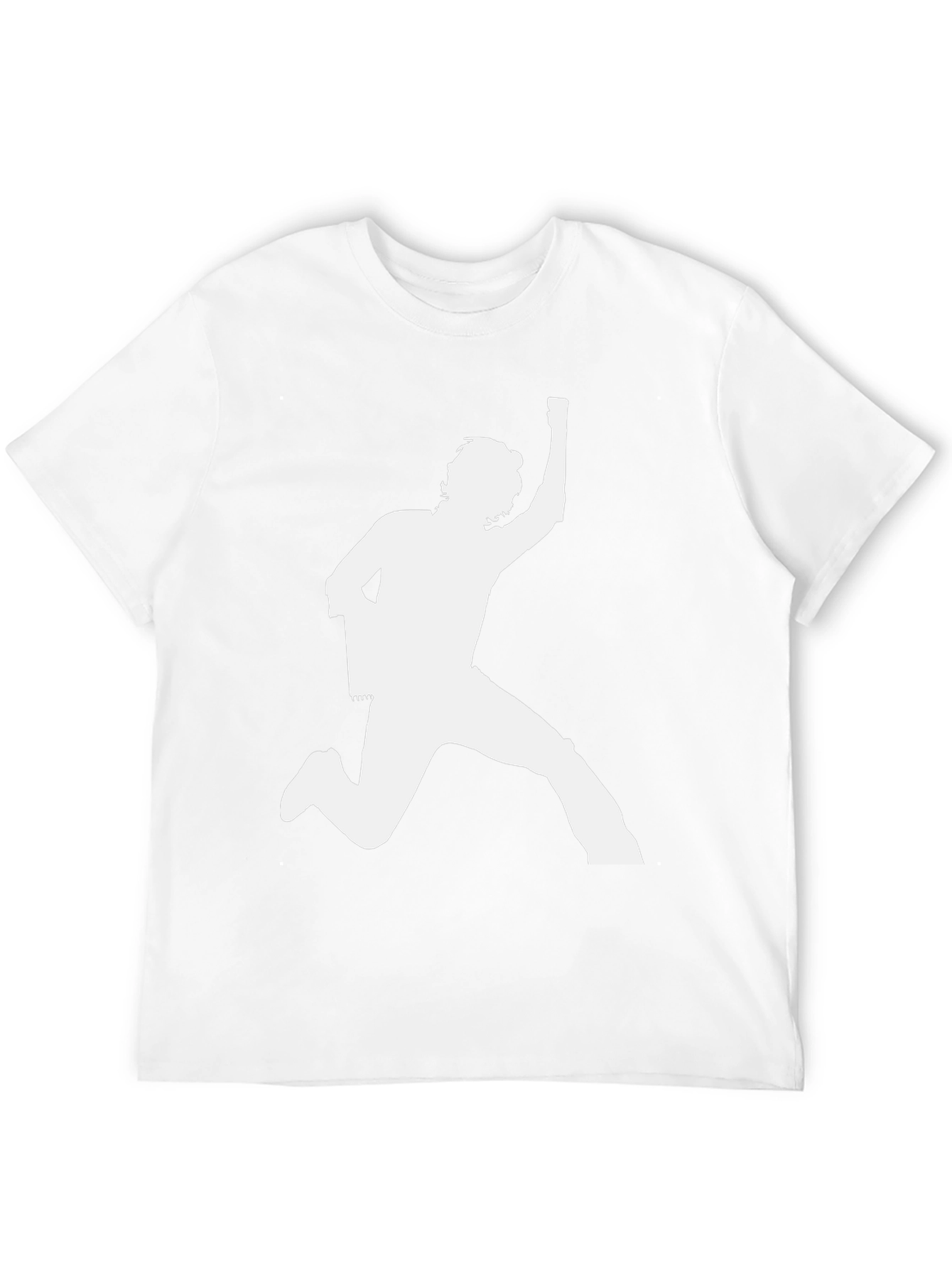 Silhouette Man Black Graphic Tee