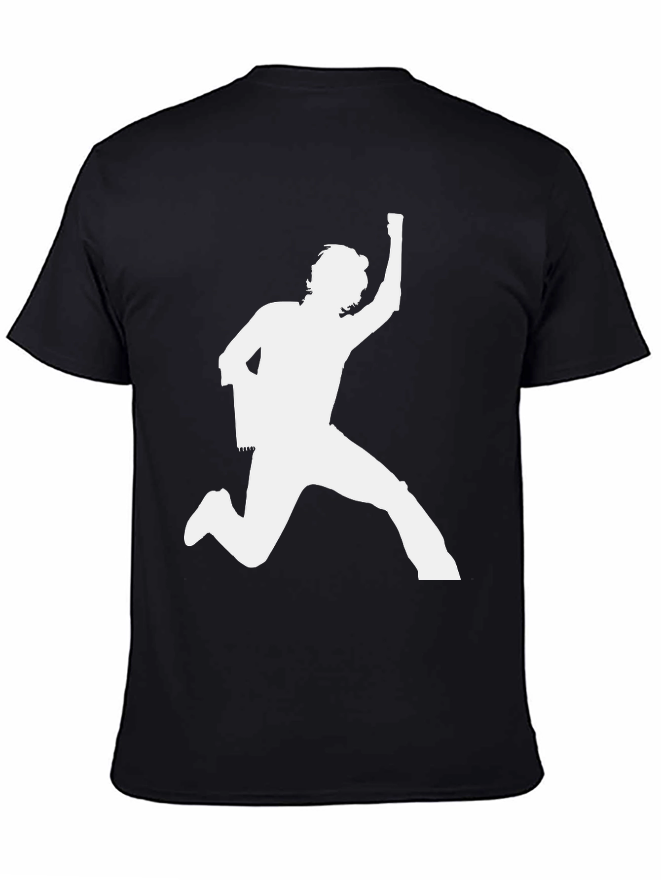 Silhouette Man Black Graphic Tee