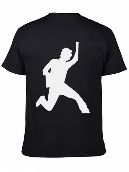 Silhouette Man Black Graphic Tee