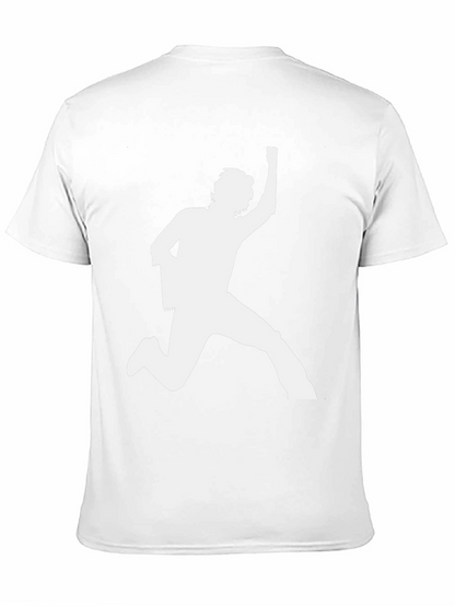 Silhouette Man Black Graphic Tee