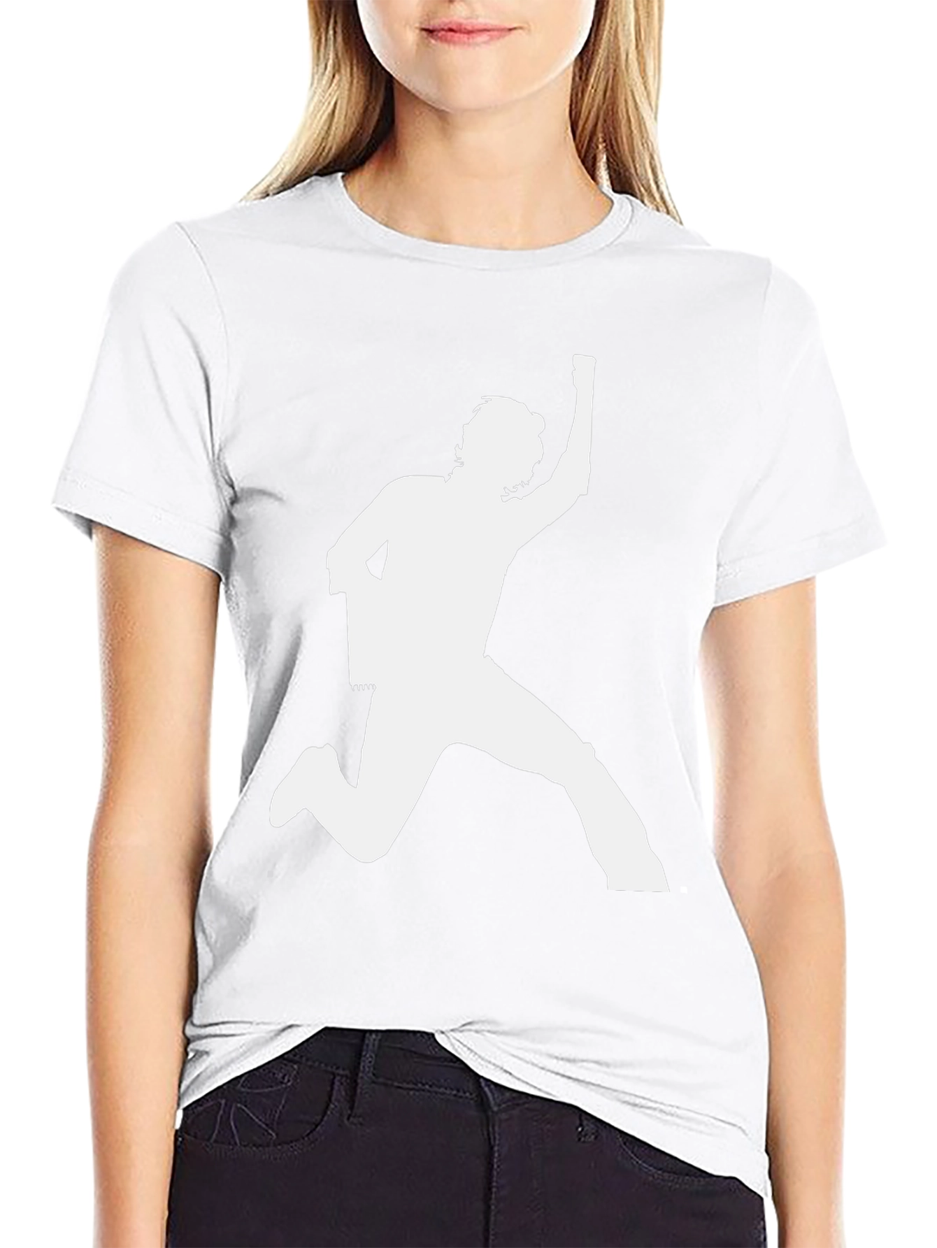 Silhouette Man Black Graphic Tee