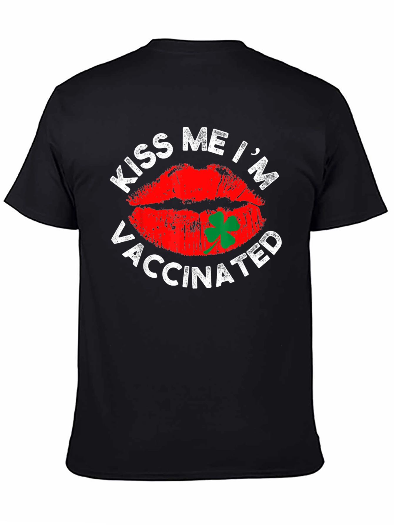 Kiss Me Im Vaccinated T-Shirt St. Patricks Day