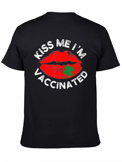 Kiss Me Im Vaccinated T-Shirt St. Patricks Day