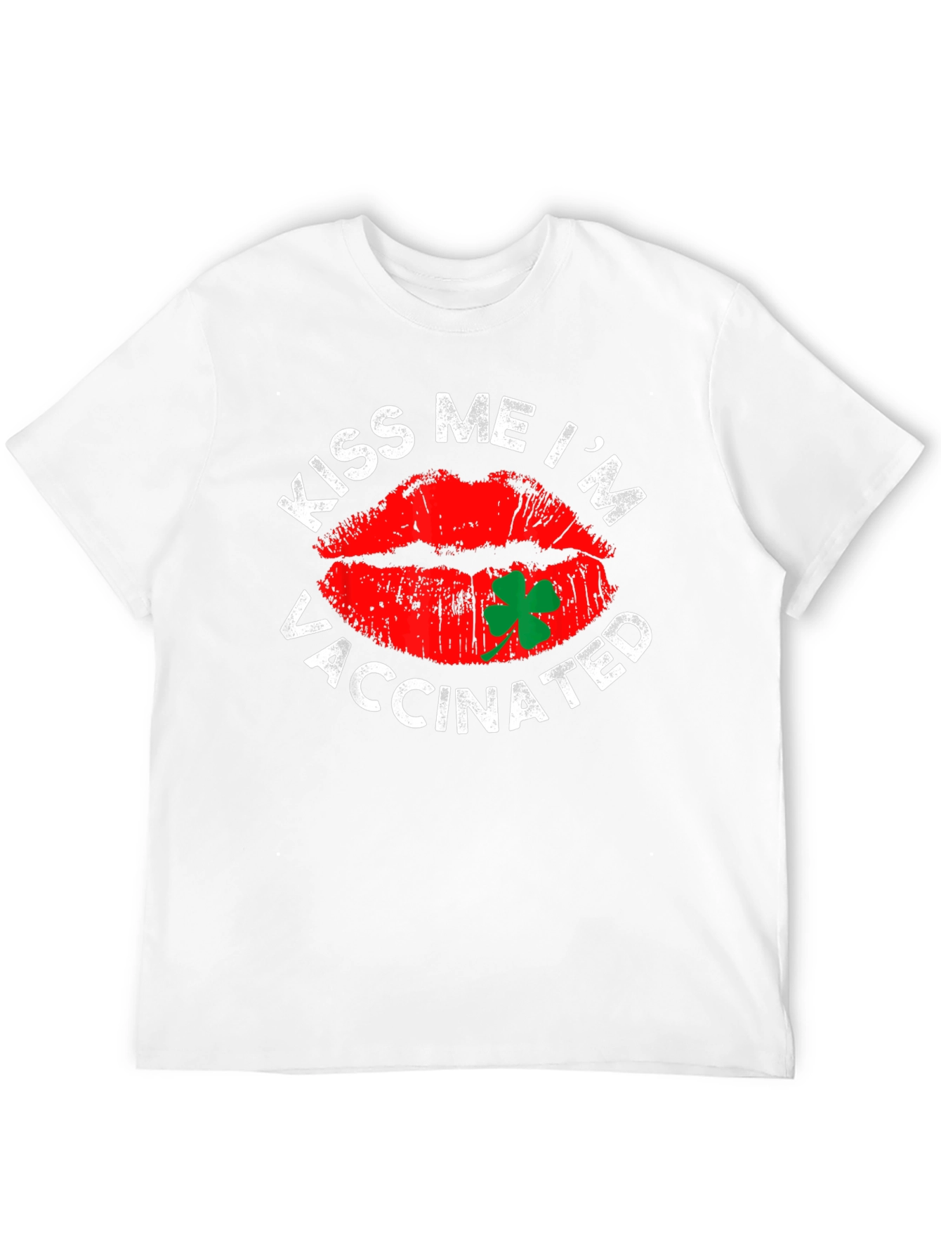 Kiss Me Im Vaccinated T-Shirt St. Patricks Day