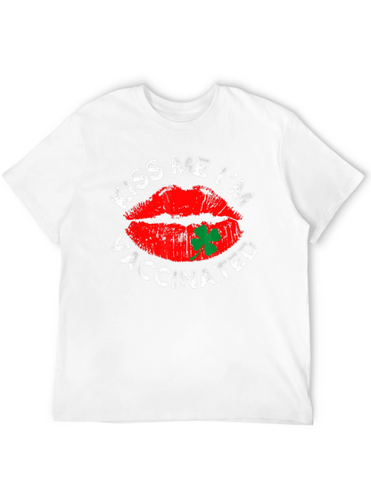 Kiss Me Im Vaccinated T-Shirt St. Patricks Day