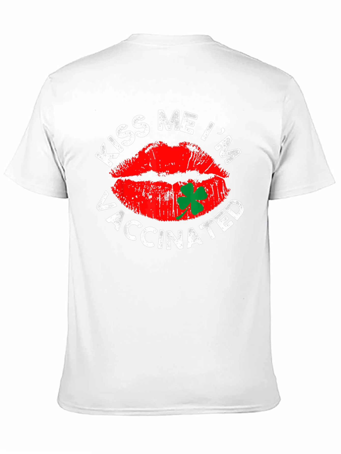 Kiss Me Im Vaccinated T-Shirt St. Patricks Day