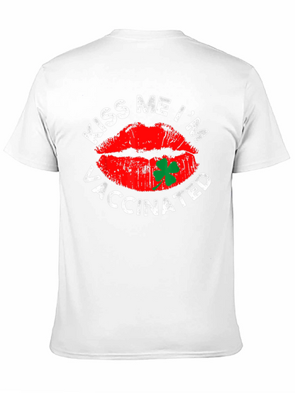 Kiss Me Im Vaccinated T-Shirt St. Patricks Day