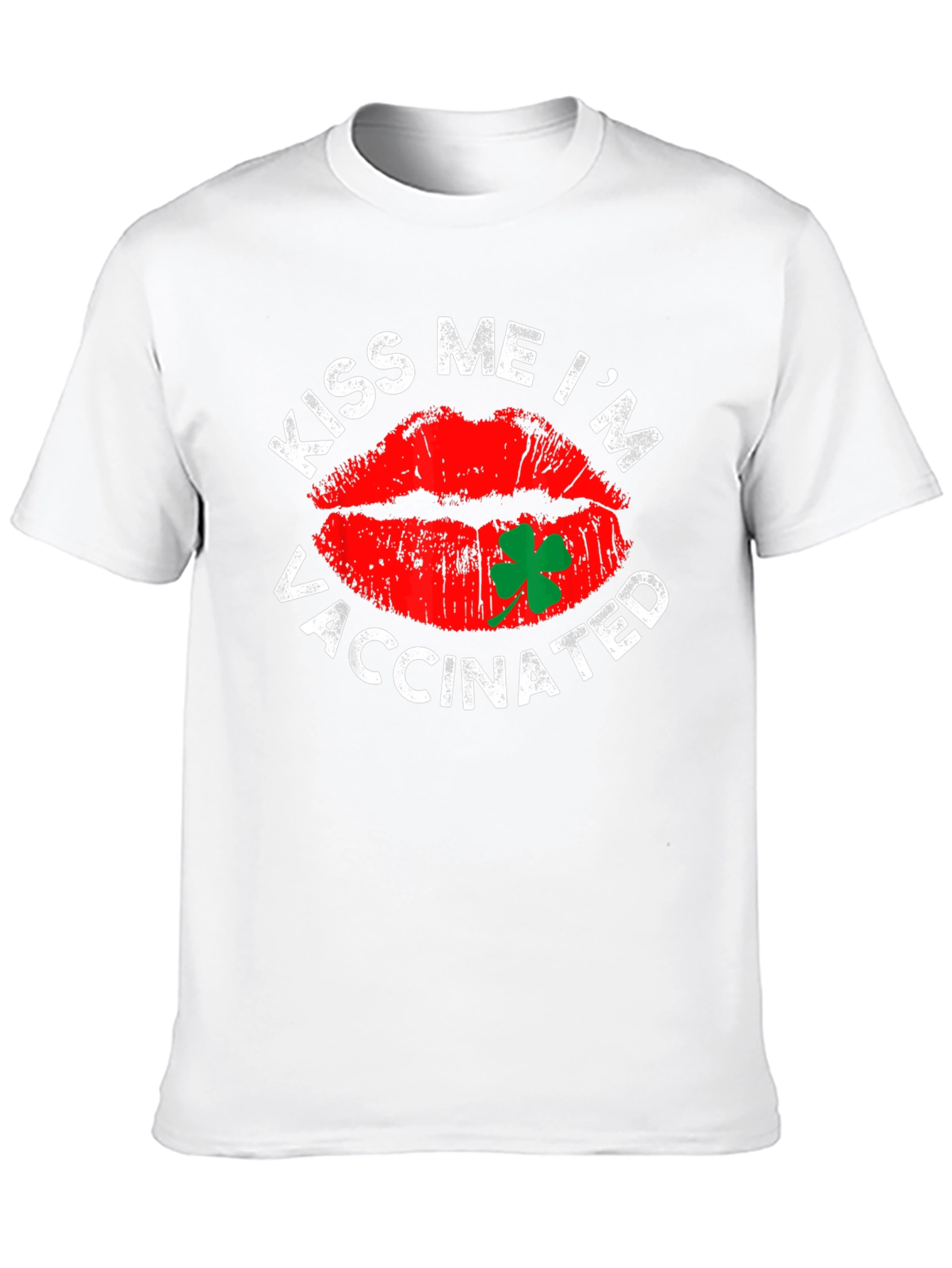 Kiss Me Im Vaccinated T-Shirt St. Patricks Day