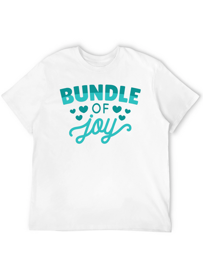 Bundle of Joy Graphic Tee - Black Cotton T-Shirt