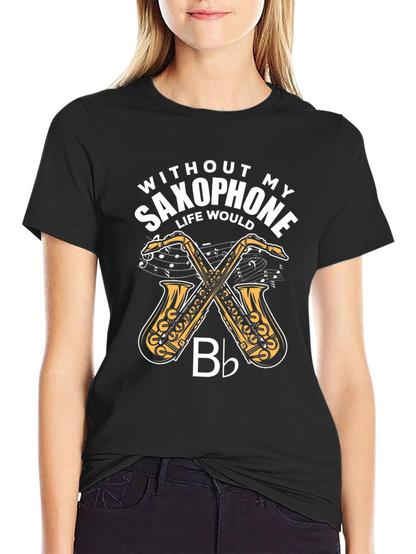 Saxophone Lovers T-Shirt - Music Gift