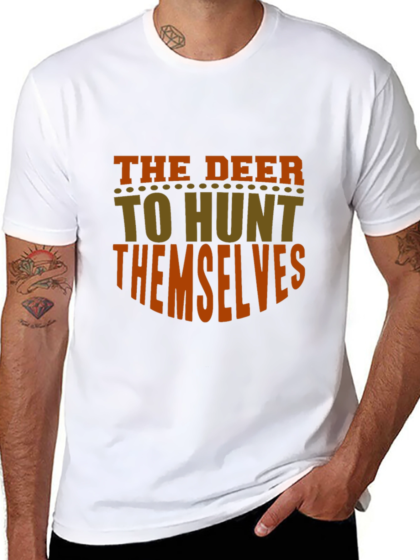 The Deer To Hunt Themselves Graphic Tee