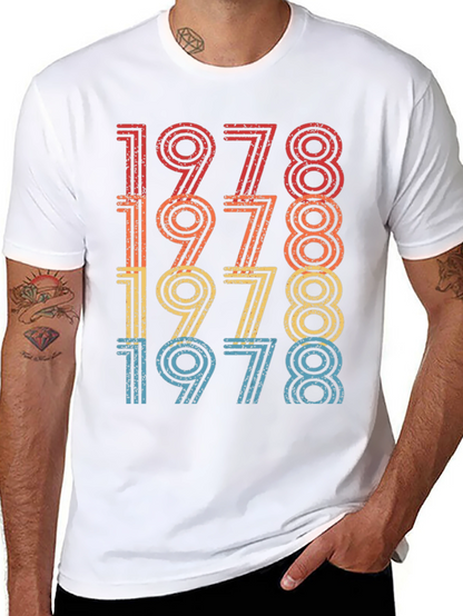 Retro 1978 Birthday Graphic Tee