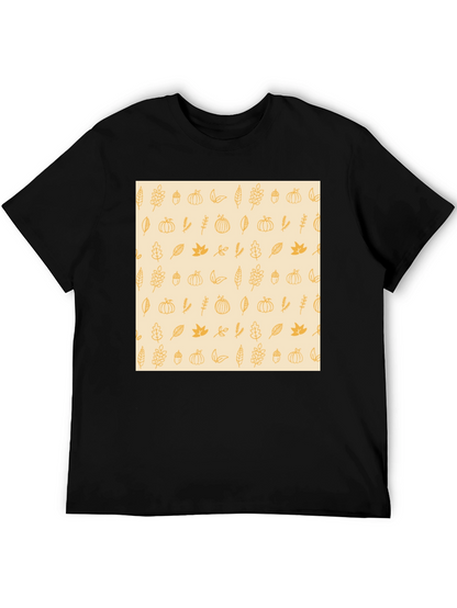 Autumn Harvest Print Tee - Stylish Fall Fashion