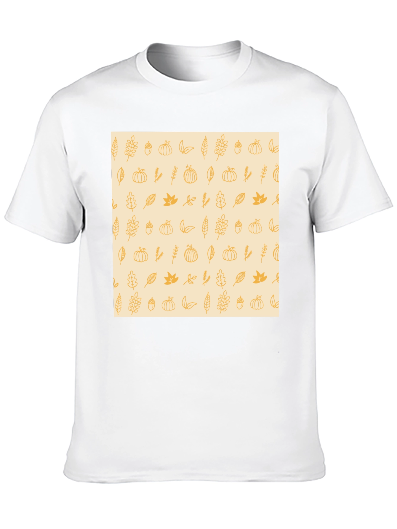 Autumn Harvest Print Tee - Stylish Fall Fashion
