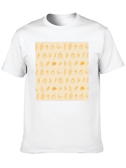 Autumn Harvest Print Tee - Stylish Fall Fashion