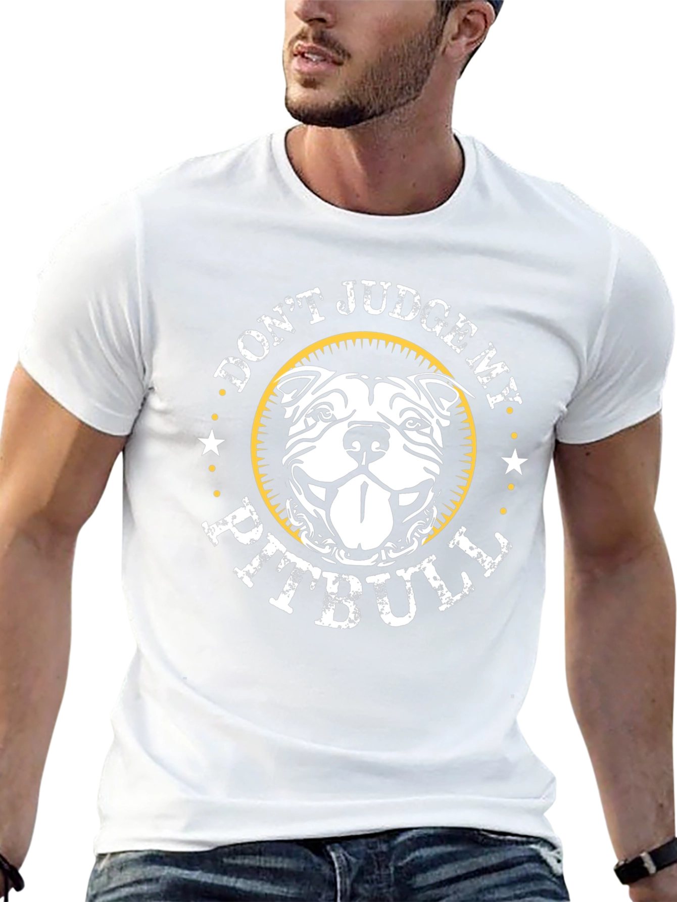 Dont Judge My Pitbull Graphic Tee